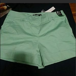Green shorts